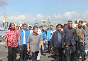 Menpora beserta Gubernur Sulut bertolak menuju Miangas/Sumber Foto Istimewa